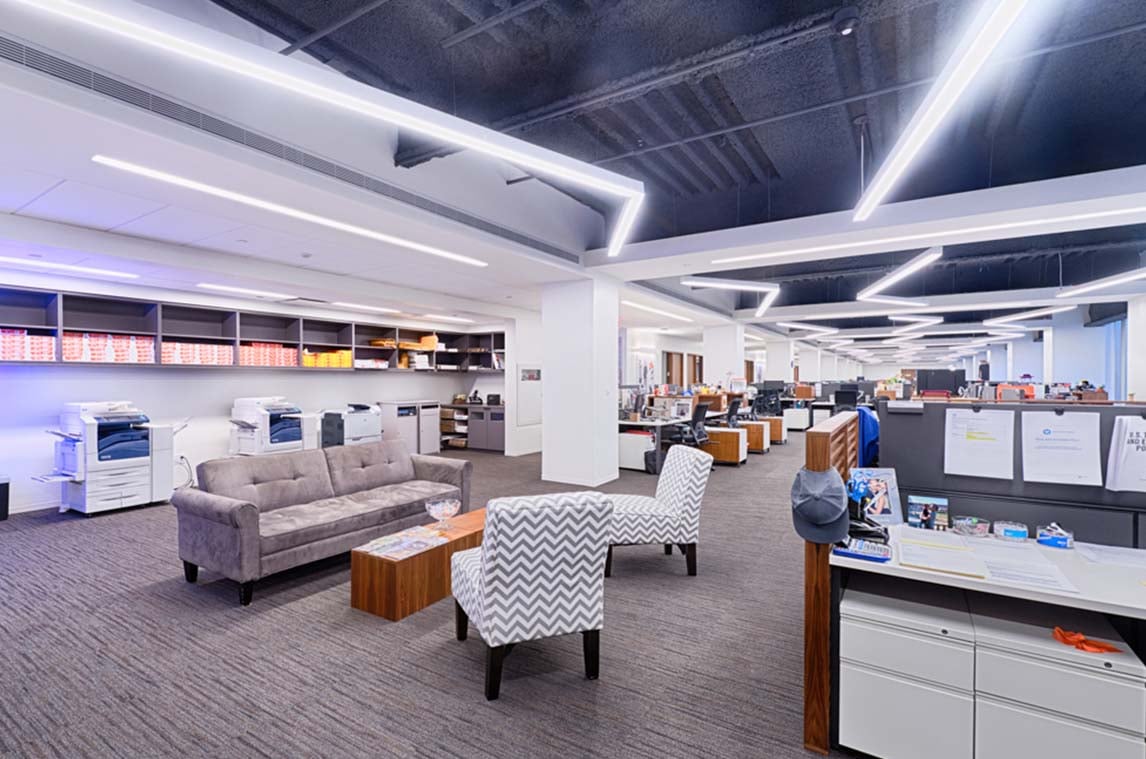 A cozy nyc office space designed by the Benhar team