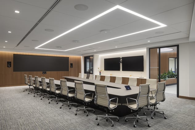 BNY - PGH Conference Center_Photo Int Conference Room 1_Photograph by Andrew Rugge - Copyright Perkins Eastman