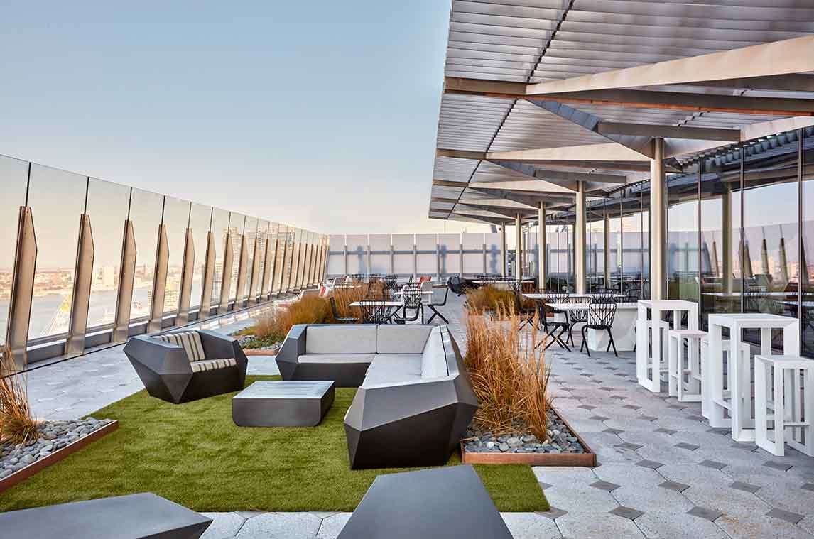 office with outdoor variety space