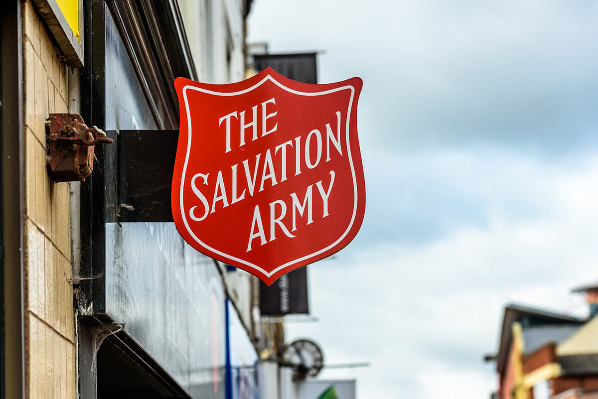 The Salvation Army sign