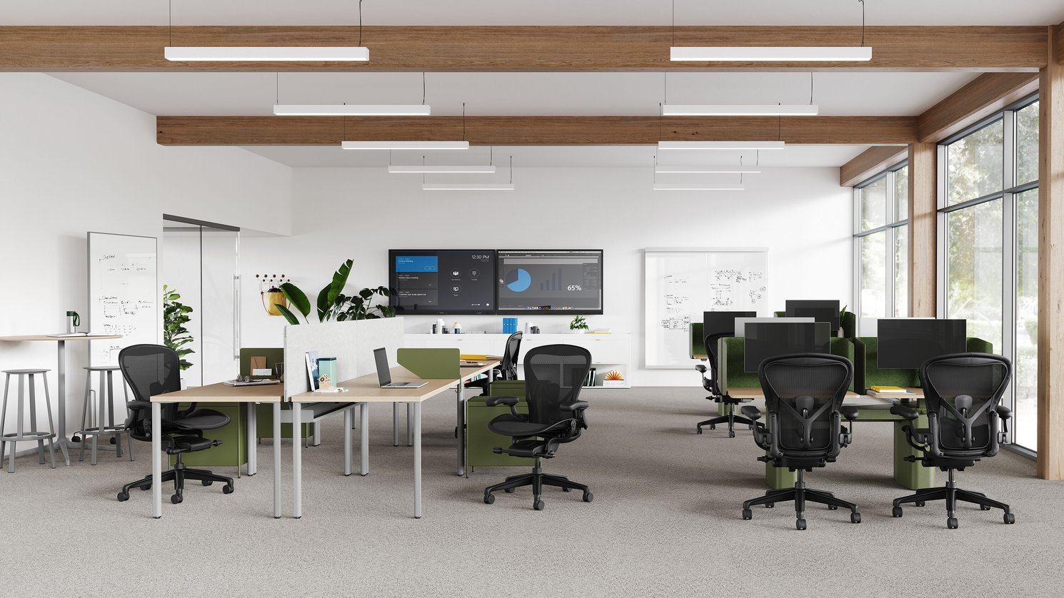 herman miller aeron chairs