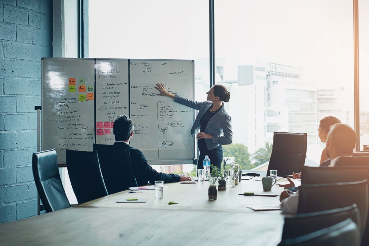 list of office space priorities in a meeting