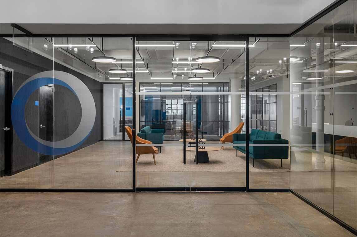 modular wall systems provided by Benhar Office Interiors