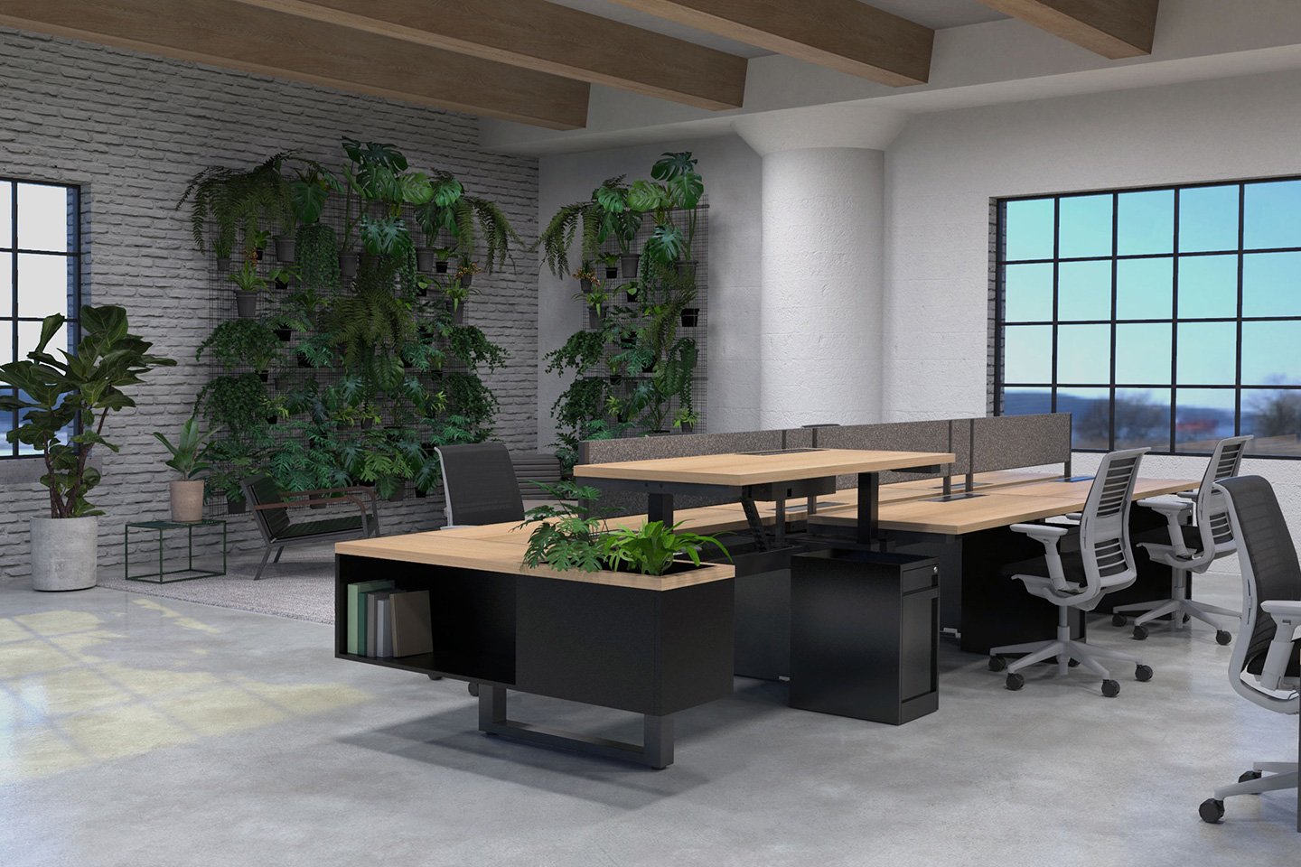 work station by office designers in NYC